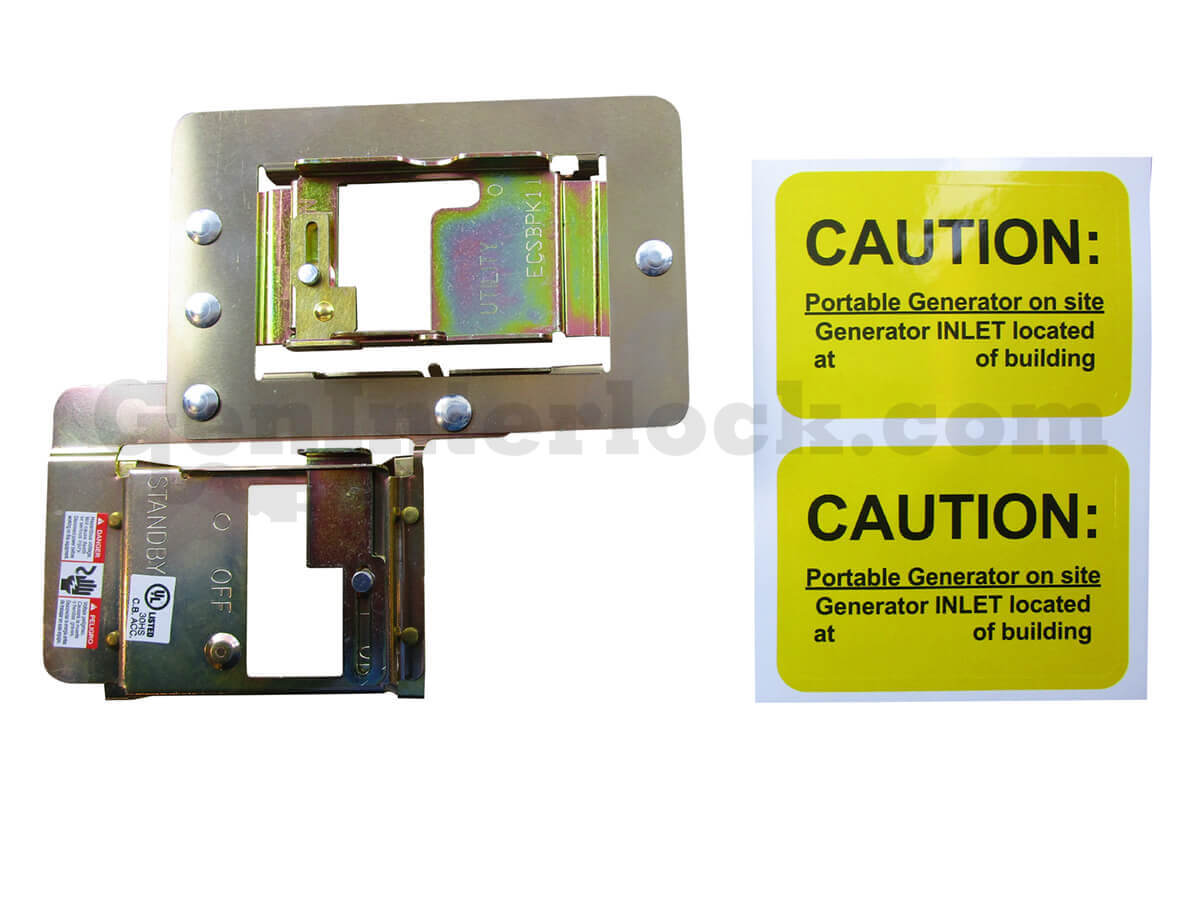 Siemens 41604 Generator Interlock Kit (formerly SIEPN11) - with Included Two-Piece Metal Interlock and Caution Labels