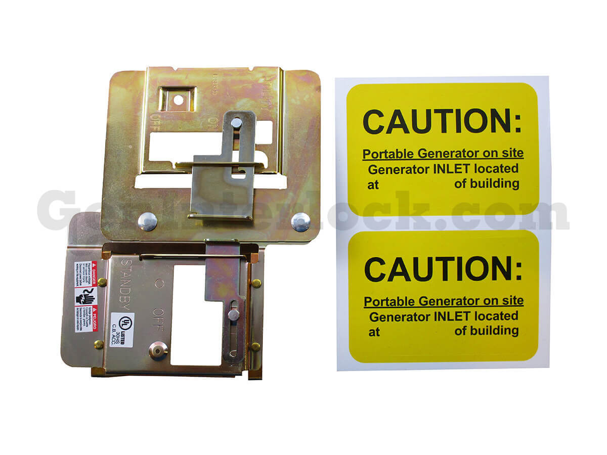 Siemens Murray 41702 Generator Interlock Kit - with Interlock Bracket and Caution Labels