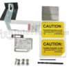 Sylvania Westinghouse 41251 Generator Interlock Kit - Installed on Breaker Panel Showing 3-1/4 Inch Spacing