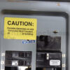 Sylvania Westinghouse 41251 Generator Interlock Kit - Installed on Breaker Panel Showing 3-1/4 Inch Spacing