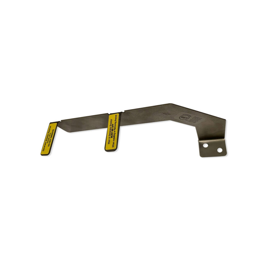 Sylvania Westinghouse 41251 Generator Interlock Kit - Installed on Breaker Panel Showing 3-1/4 Inch Spacing