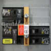 Sylvania Westinghouse 41251 Generator Interlock Kit - Installed on Breaker Panel Showing 3-1/4 Inch Spacing