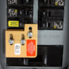 Square D Homeline 51204 Generator Interlock Kit - Installed on Panel with Interlock Engaged