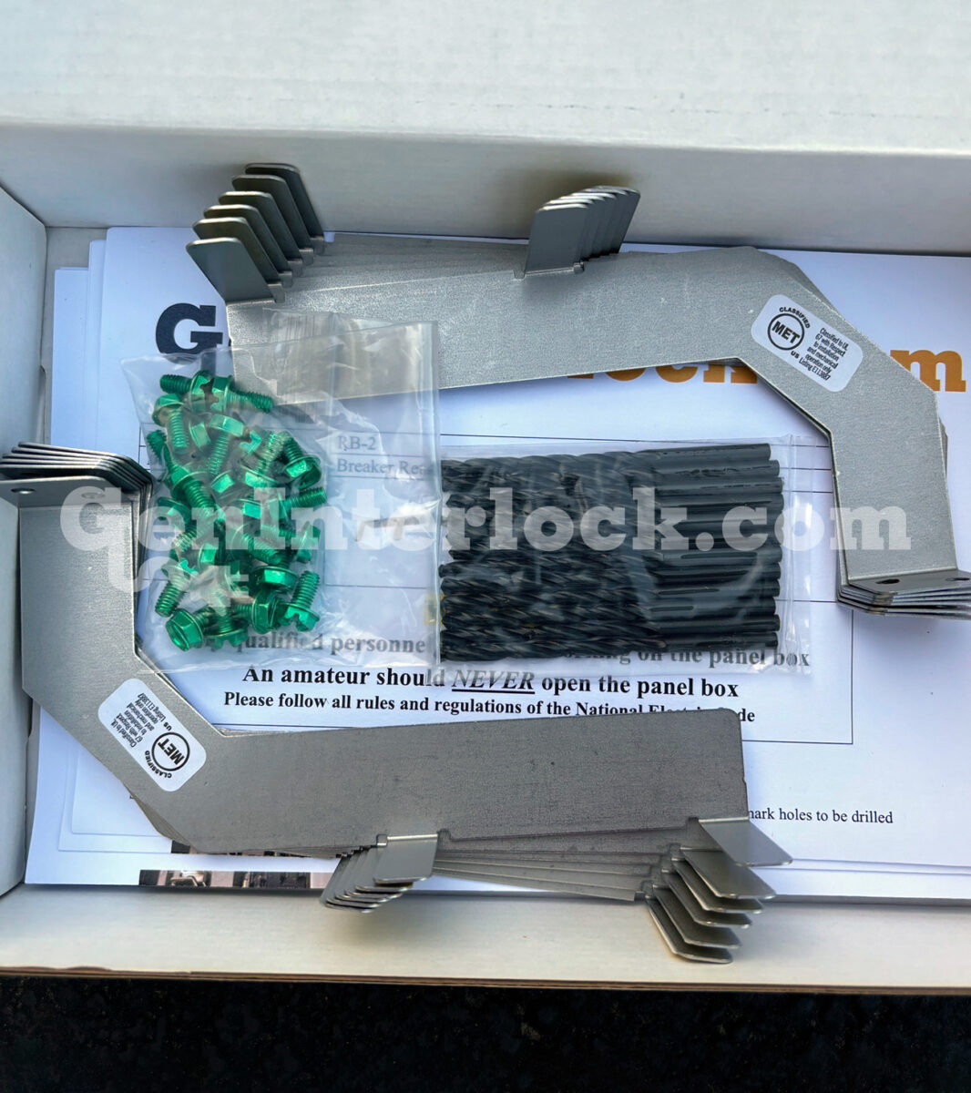 RB-2 Bulk Pack of 12 with Included Hardware - Retainers, Green Screws, and Drill Bits
